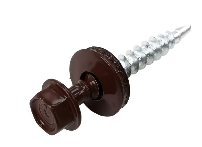 Set 250 Șuruburi autoforante pentru țiglă metalică/tablă GT F2 4,8×35 P140350FA8017 RAL 8017