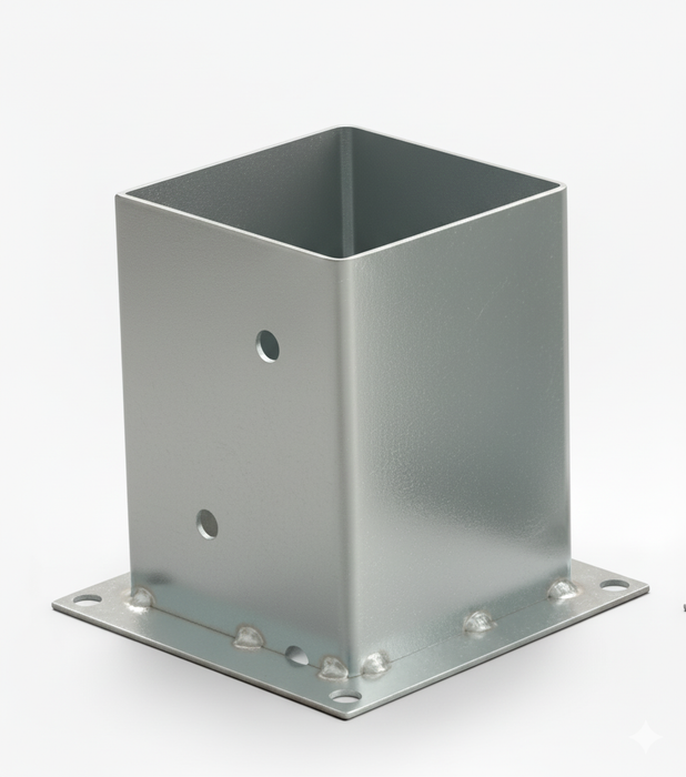 Suport metalic pentru stâlpi din lemn 100x100 mm (10x10 cm)