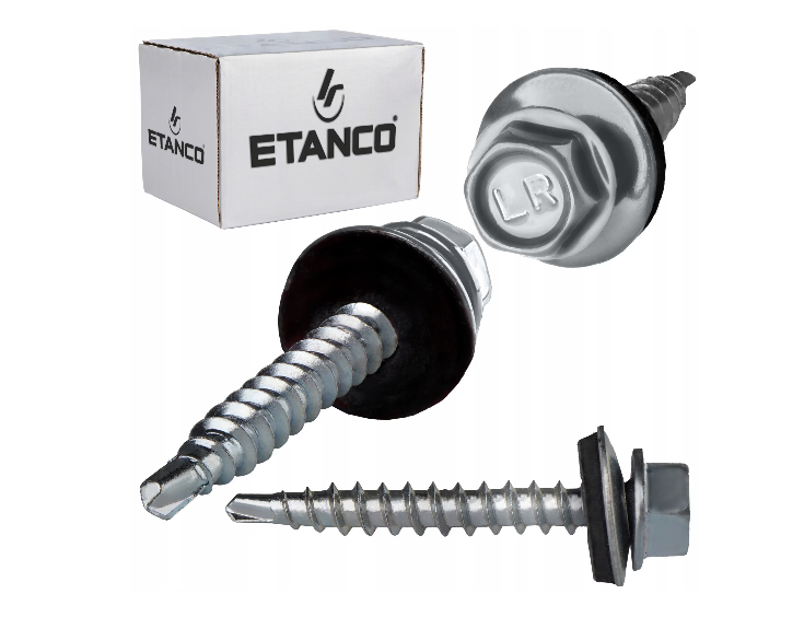 Set 250 Șuruburi autoforante pentru țiglă metalică/tablă GT F2 4,8×35 P140350FA PLACT ZINC