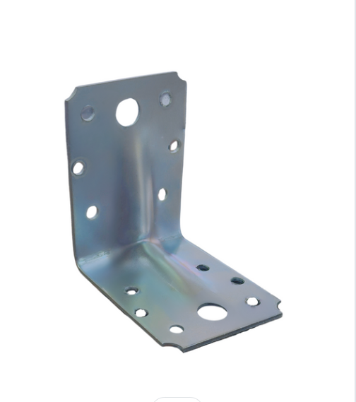 10 db perforált sarok készlet fához Vinclu, 90 fok, 4n típus, horganyzott, 70 x 70 x 55 mm (vastagság 1,20 mm)