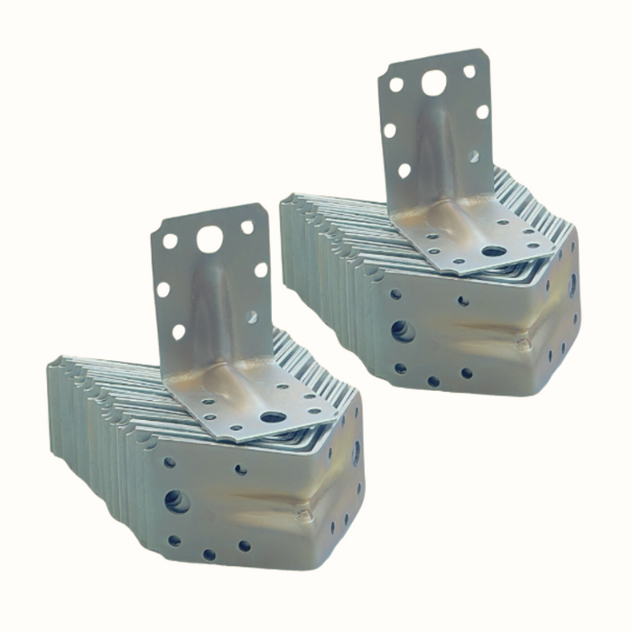 Set 500 colțare perforate pentru lemn Vinclu, 90 grade, tip 4n, zincat, 70 x 70 x 54 mm (𝗚𝗿𝗼𝘀𝗶𝗺𝗲 𝟮𝗺𝗺 )