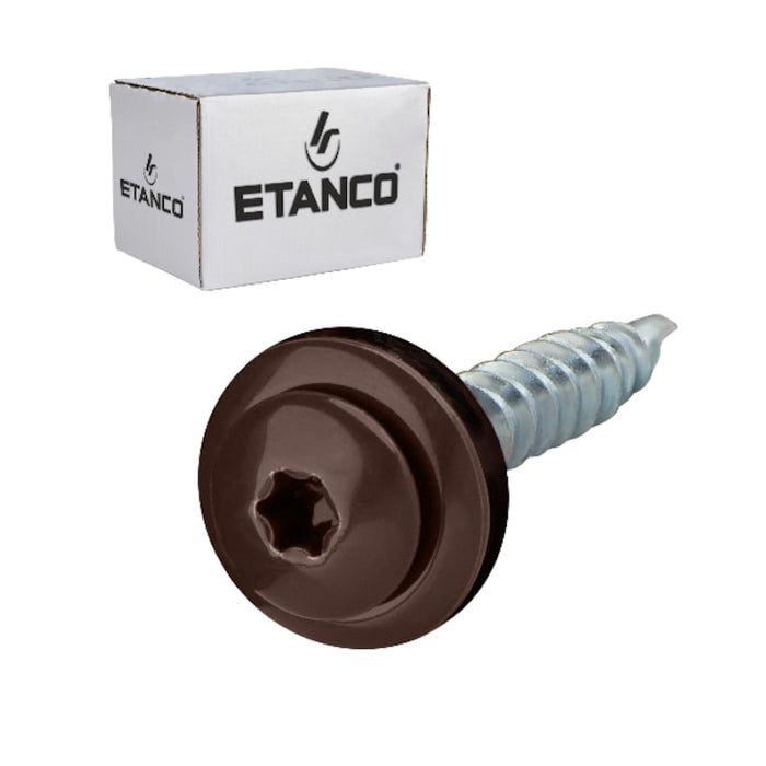 Set 250 Șuruburi autoforante pentru țiglă metalică/tablă GTF P 4,8 × 35 P14035PH8017 RAL 8017