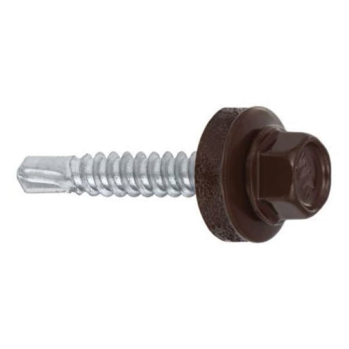 Set 250 Șuruburi autoforante pentru țiglă metalică/tablă GTO 2 4,8 × 20 P15048200PL8017 RAL 8017