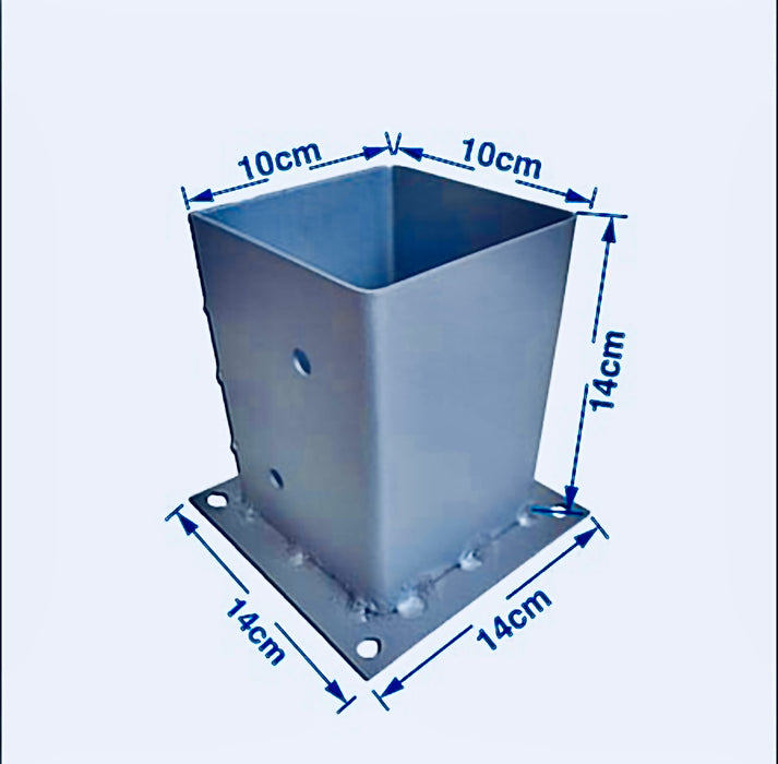 Suport metalic pentru stalpi din lemn  100x100 mm (10x10 cm)