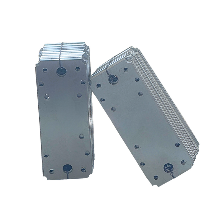 Set 50 Placa perforata pentru imbinare lemn, Montana, zincat, 140 x 54 mm (𝗚𝗿𝗼𝘀𝗶𝗺𝗲  𝟮𝗺𝗺 )