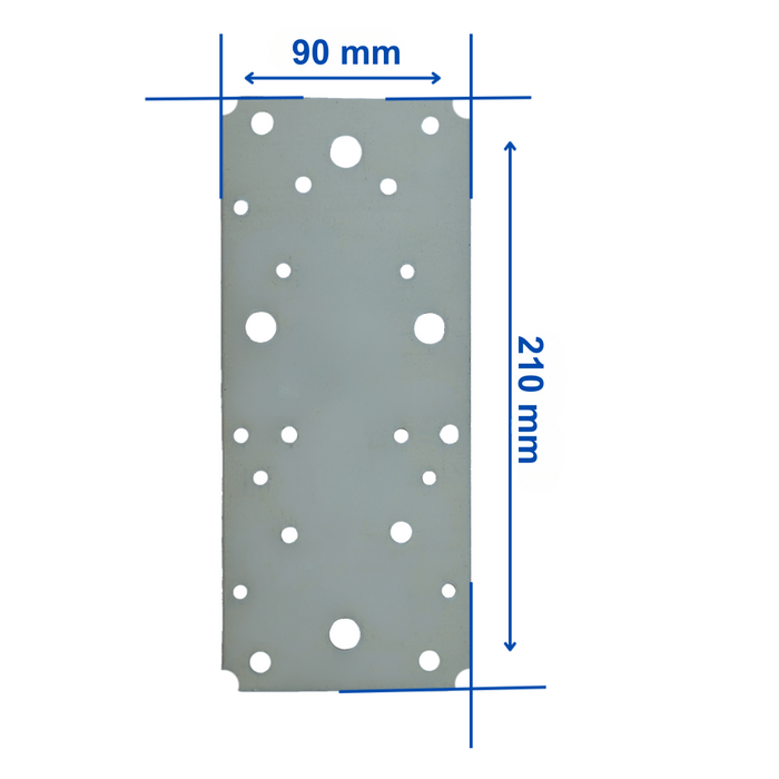 Placa Perforata 210x90. (𝗚𝗿𝗼𝘀𝗶𝗺𝗲  𝟮𝗺𝗺 )