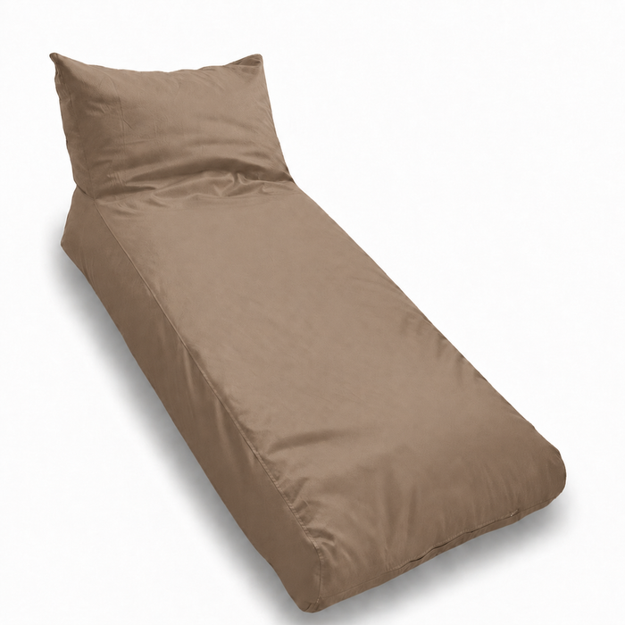Șezlong tip Puf Portabil cu Spătar Reglabil, Ideal pentru Interior și Exterior