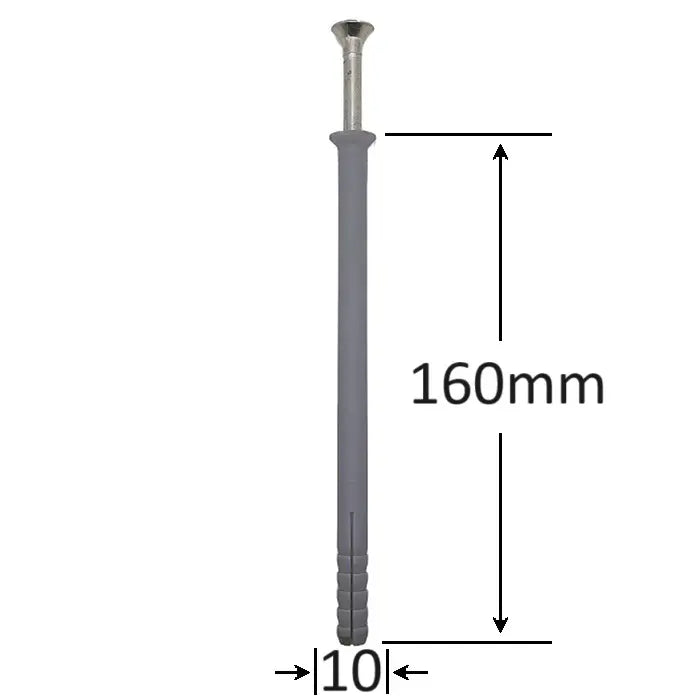 Diblu cu surub cui percutie Hammer Drive plug 10x160 ( 50 buc )