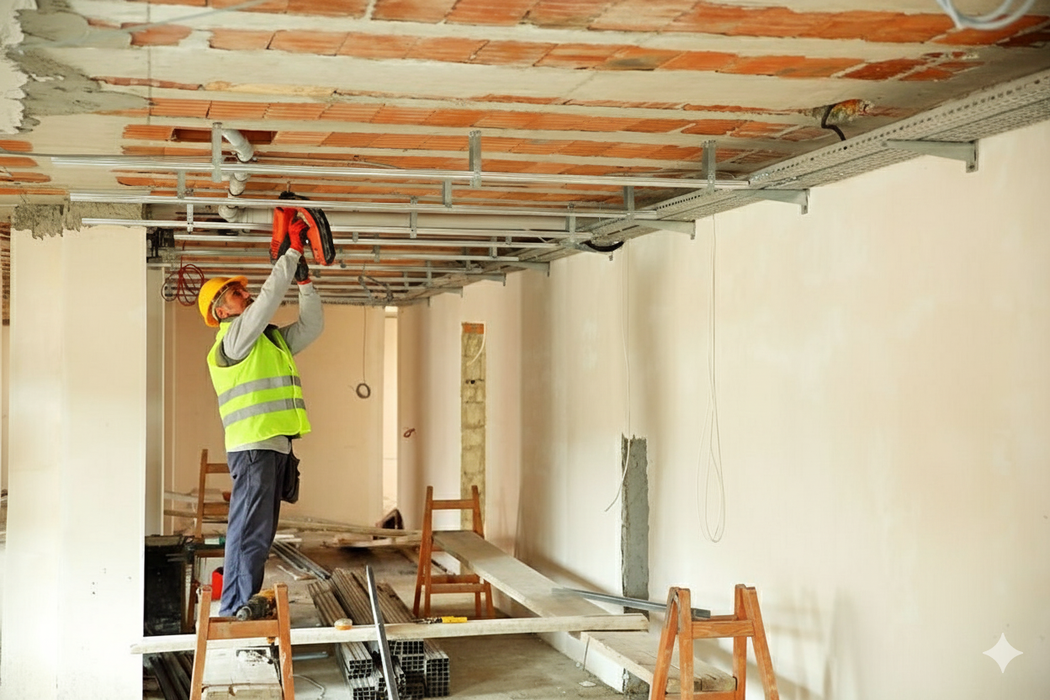 Set 4 buc, Profil Gips-Carton UW 75 0.46/4m, zincat, Montana