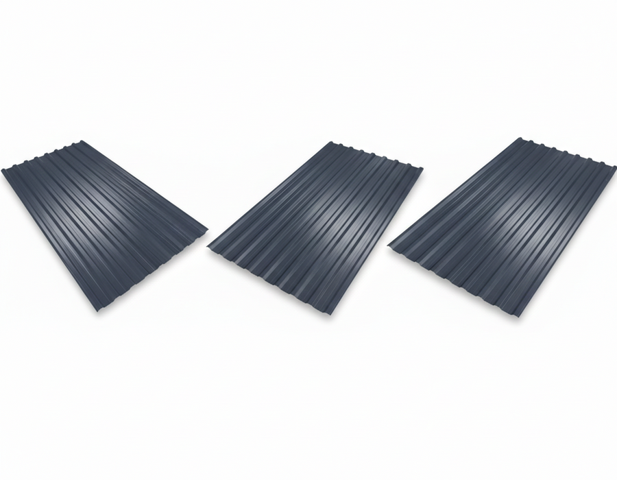 1 Foaie tablă cuta mare 2m x 1,112m/2.22mp RAL-7011( Grosime=0.50 m)