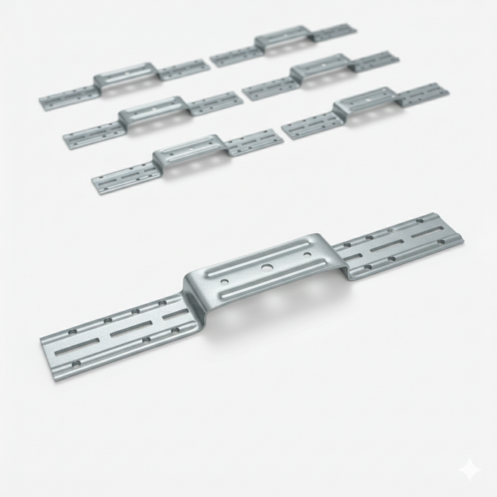 Set 10 buc, bridă 9-12 pentru CD60,,120 mm (grosime 0.50)