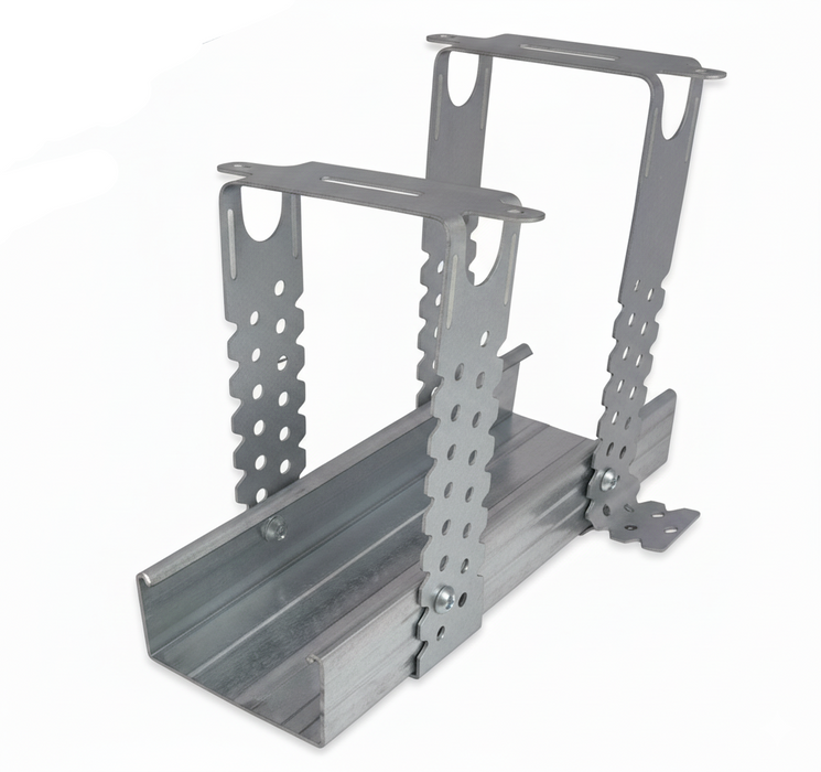 Set 10 buc, Bridă Multiplă Atlantic - pentru fixare directa CD 60 Gips-carton, 120 mm (Grosime 1.0)