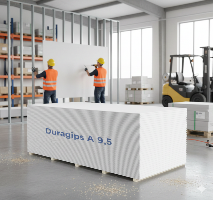 1 buc, Gips carton Duragips A 9,5, 1200x2600mm