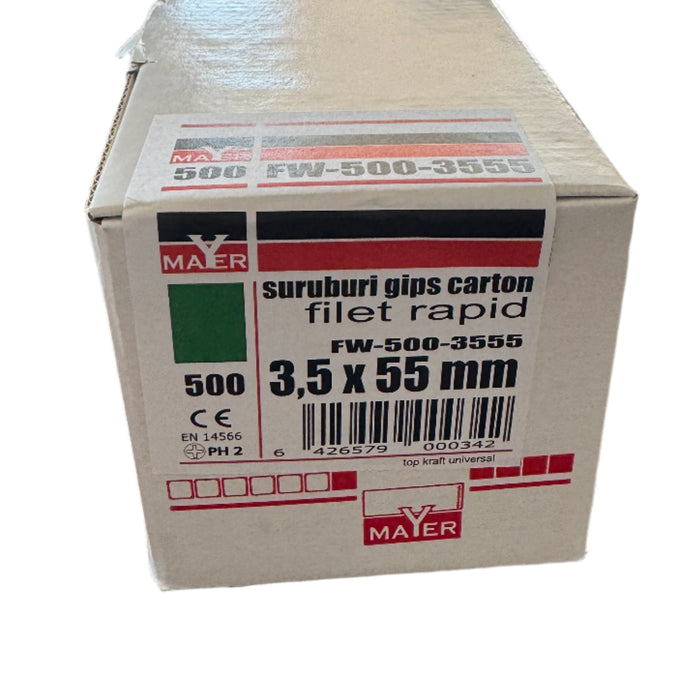 Suruburi gips carton Filet rapid 3.5x55 (500 buc)
