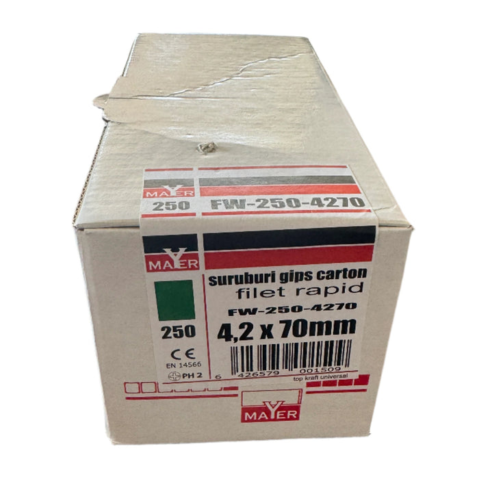 Suruburi gips carton Filet rapid 4.2x70 (250 buc)