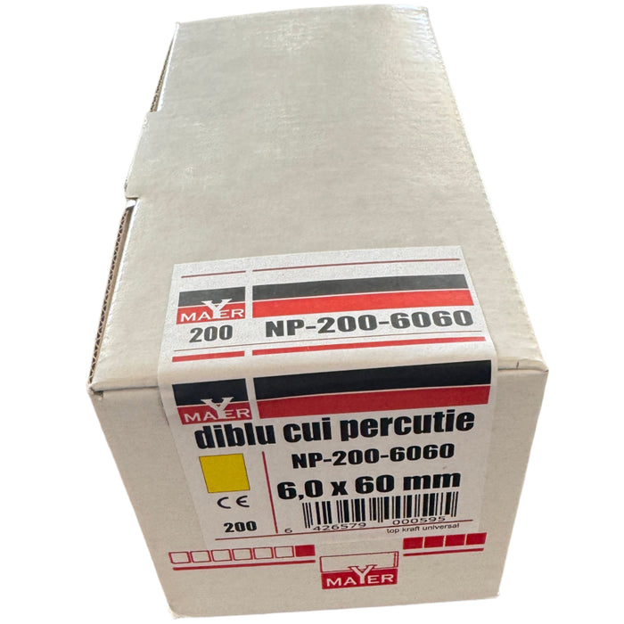 DIBLU CUI PERCUTIE 6X60 (200 BUC)