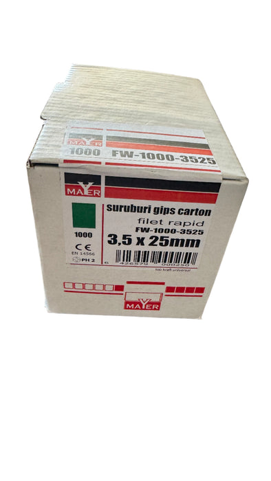 Suruburi gips carton Filet rapid 3.5x25 (1000) buc