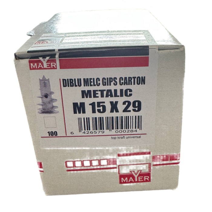 Diblu melc Gips Carton Metalic  M 15 x 29