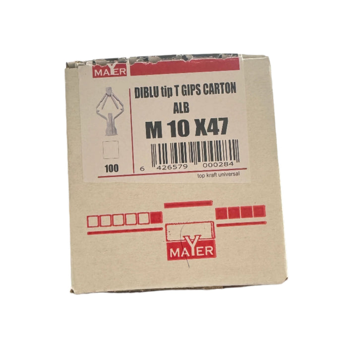 Diblu tip T gips carton alb M 10 x47