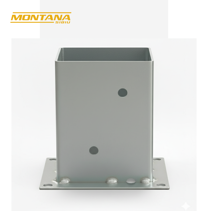 Suport metalic pentru stâlpi din lemn  100x100 mm (10x10 cm)