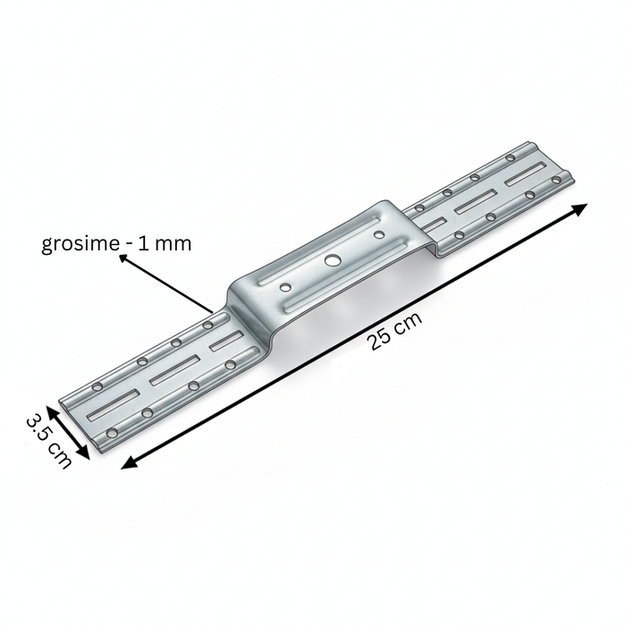 Set 10 buc, Bride Multiple Atlantic pentru fixare CD 60, 120 mm (Grosime 0.7)